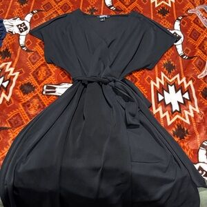 Nicole muller faux wrap dress